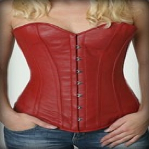 Over Long Bust Leather Corset-CE-1917